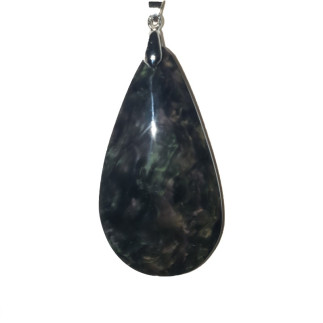Pendentif obsidienne XL Manto huichol
